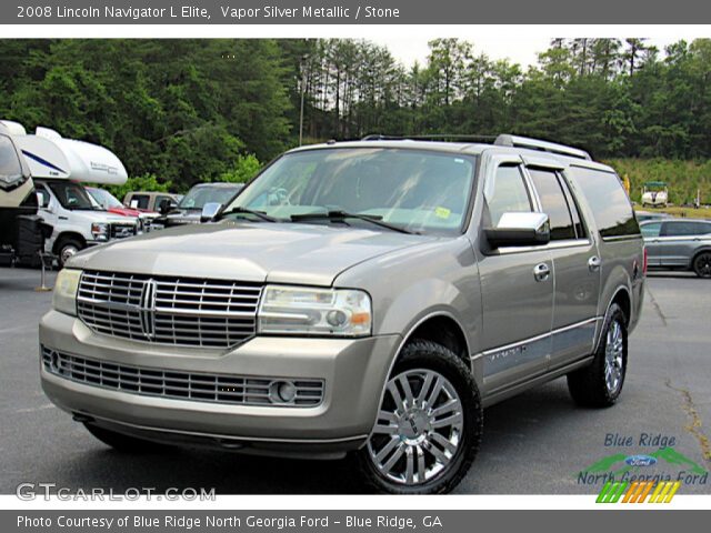 2008 Lincoln Navigator L Elite in Vapor Silver Metallic