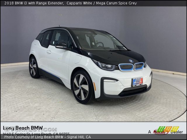 2018 BMW i3 with Range Extender in Capparis White