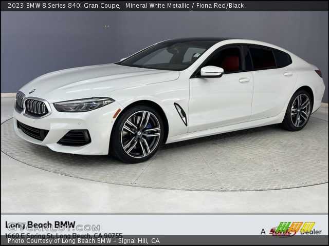 2023 BMW 8 Series 840i Gran Coupe in Mineral White Metallic