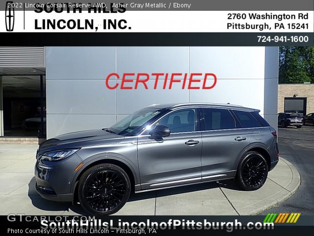 2022 Lincoln Corsair Reserve AWD in Asher Gray Metallic