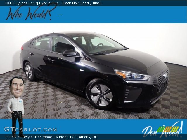 2019 Hyundai Ioniq Hybrid Blue in Black Noir Pearl