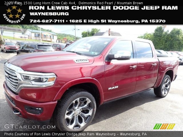 2023 Ram 1500 Long Horn Crew Cab 4x4 in Delmonico Red Pearl