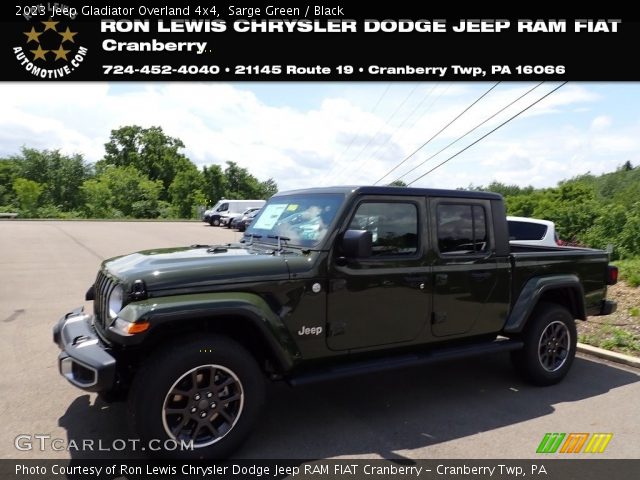 2023 Jeep Gladiator Overland 4x4 in Sarge Green