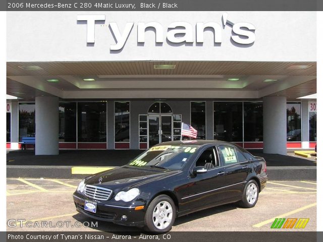 2006 Mercedes-Benz C 280 4Matic Luxury in Black