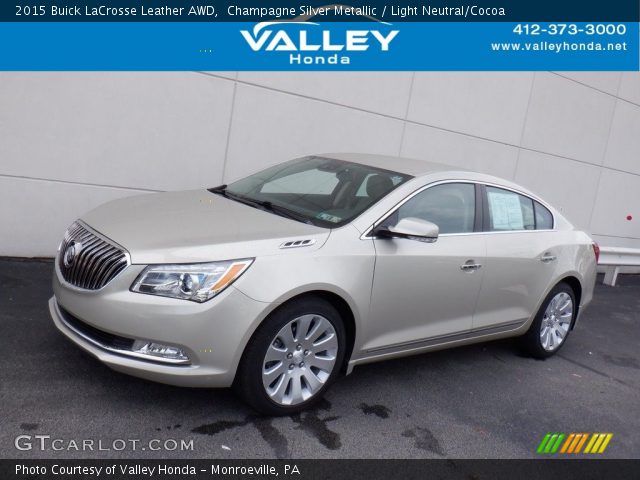 2015 Buick LaCrosse Leather AWD in Champagne Silver Metallic