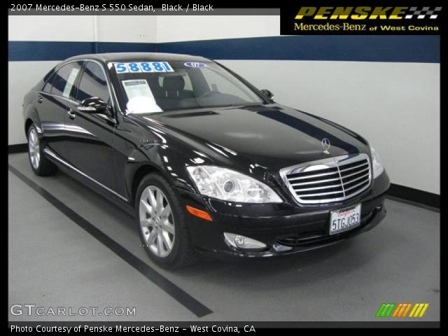 2007 Mercedes-Benz S 550 Sedan in Black