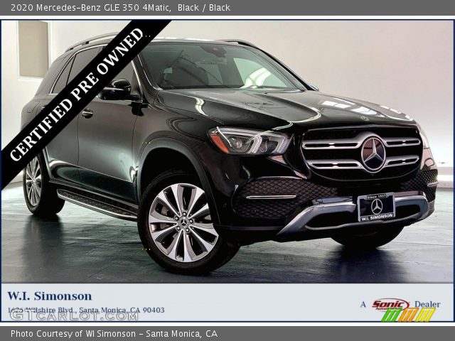 2020 Mercedes-Benz GLE 350 4Matic in Black