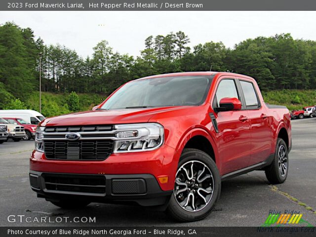 2023 Ford Maverick Lariat in Hot Pepper Red Metallic