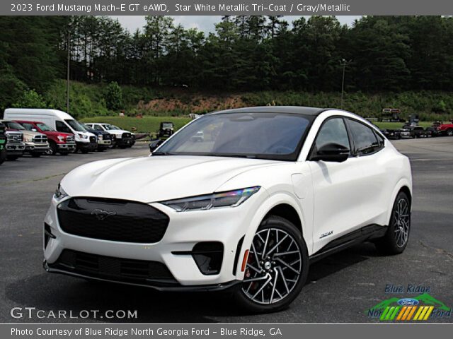 2023 Ford Mustang Mach-E GT eAWD in Star White Metallic Tri-Coat
