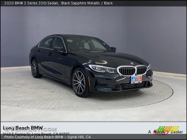 2020 BMW 3 Series 330i Sedan in Black Sapphire Metallic