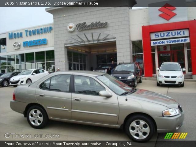 2005 Nissan Sentra 1.8 S in Bronze Shimmer