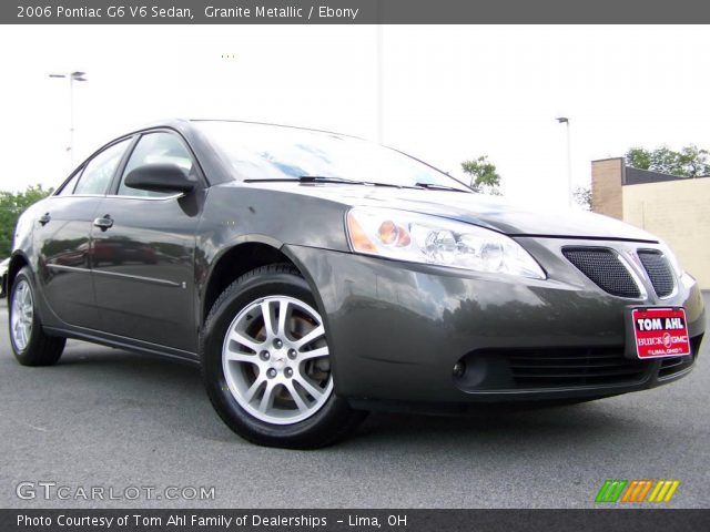 2006 Pontiac G6 V6 Sedan in Granite Metallic