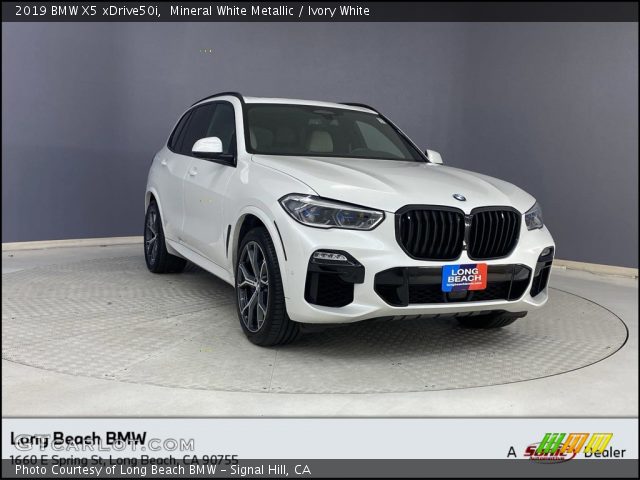 2019 BMW X5 xDrive50i in Mineral White Metallic