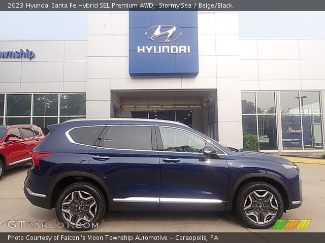 2023 Hyundai Santa Fe Hybrid SEL Premium AWD in Stormy Sea