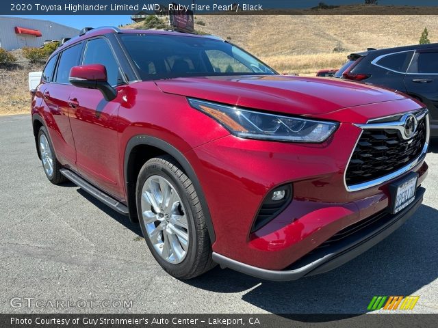 2020 Toyota Highlander Limited AWD in Ruby Flare Pearl