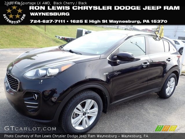 2018 Kia Sportage LX AWD in Black Cherry