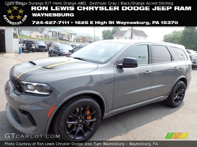 2023 Dodge Durango R/T Hemi Orange AWD in Destroyer Gray