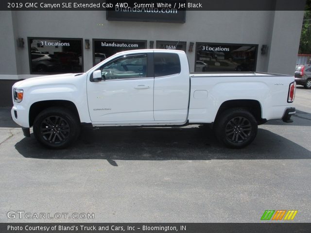 2019 GMC Canyon SLE Extended Cab 4WD in Summit White