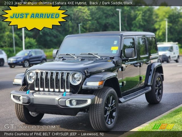2023 Jeep Wrangler Unlimited Sahara 4XE Hybrid in Black