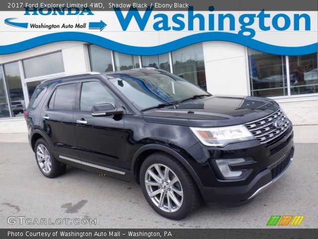 2017 Ford Explorer Limited 4WD in Shadow Black