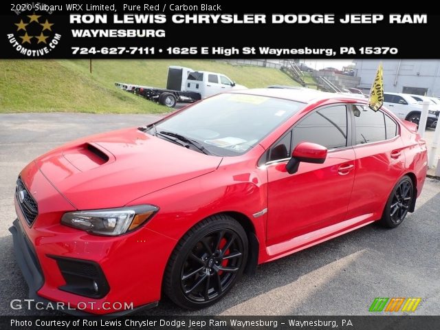 2020 Subaru WRX Limited in Pure Red