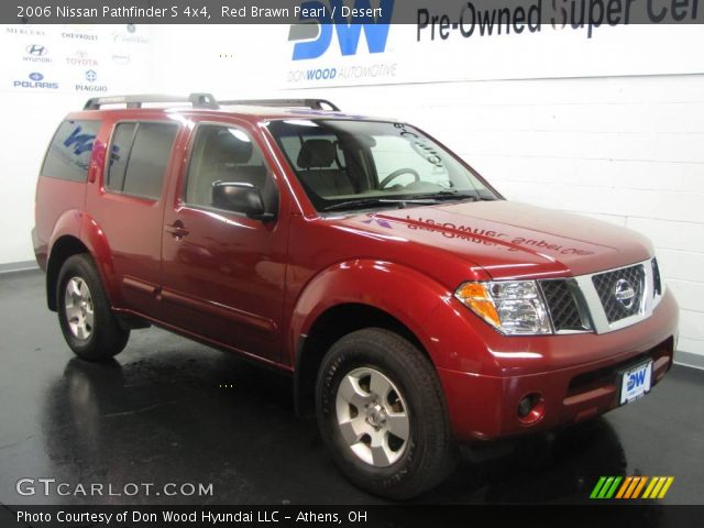 2006 Nissan Pathfinder S 4x4 in Red Brawn Pearl