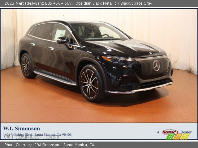 2023 Mercedes-Benz EQS 450+ SUV in Obsidian Black Metallic