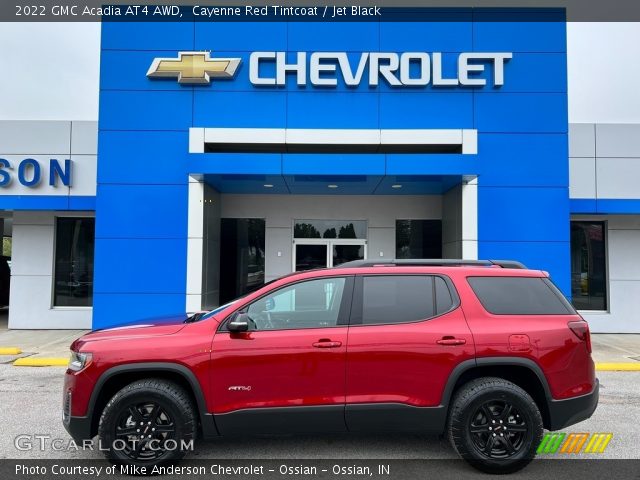 2022 GMC Acadia AT4 AWD in Cayenne Red Tintcoat