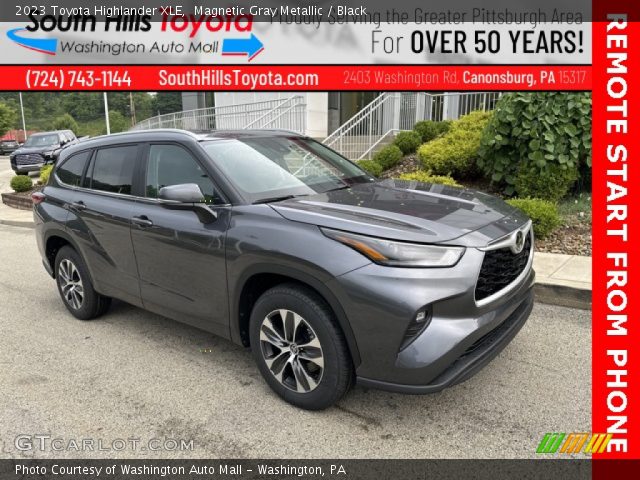 2023 Toyota Highlander XLE in Magnetic Gray Metallic