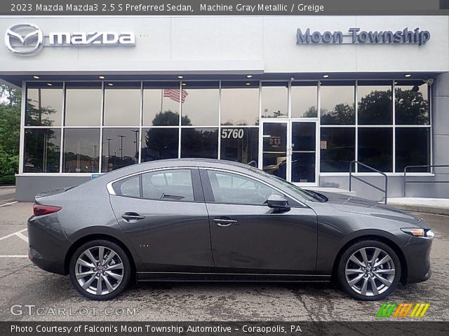 2023 Mazda Mazda3 2.5 S Preferred Sedan in Machine Gray Metallic