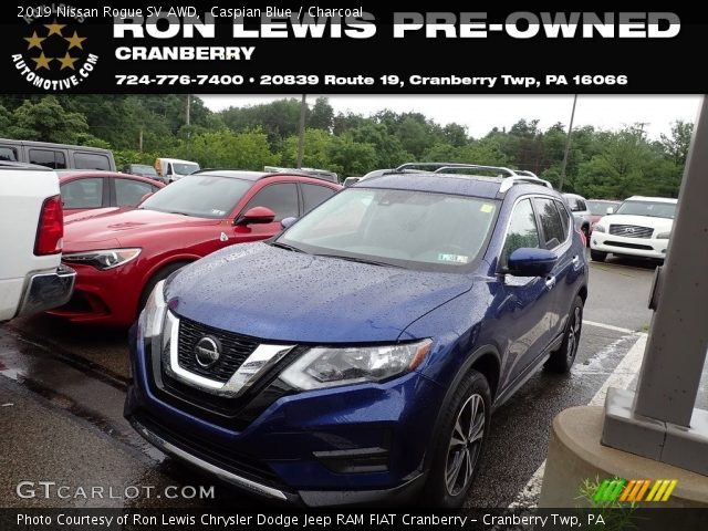 2019 Nissan Rogue SV AWD in Caspian Blue