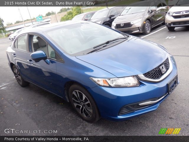 2015 Honda Civic EX Sedan in Dyno Blue Pearl
