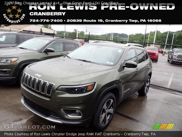 2020 Jeep Cherokee Limited 4x4 in Olive Green Pearl