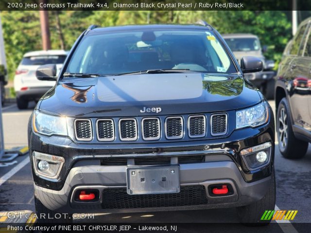 2020 Jeep Compass Trailhawk 4x4 in Diamond Black Crystal Pearl