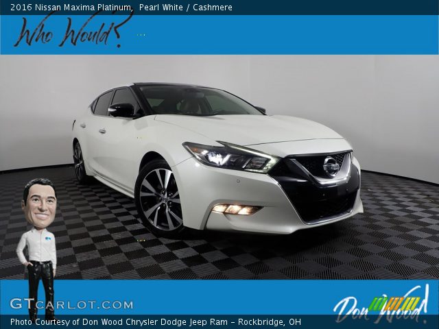 2016 Nissan Maxima Platinum in Pearl White