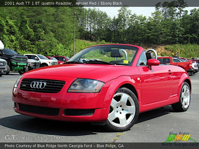 2001 Audi TT 1.8T quattro Roadster in Amulet Red