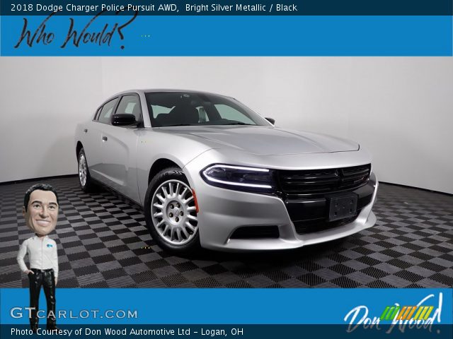 2018 Dodge Charger Police Pursuit AWD in Bright Silver Metallic