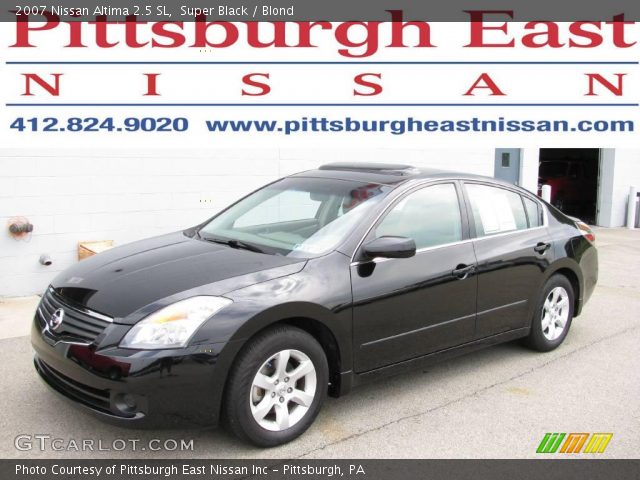 2007 Nissan Altima 2.5 SL in Super Black