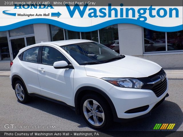 2018 Honda HR-V LX AWD in White Orchid Pearl