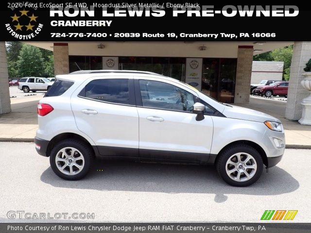 2020 Ford EcoSport SE 4WD in Moondust Silver Metallic