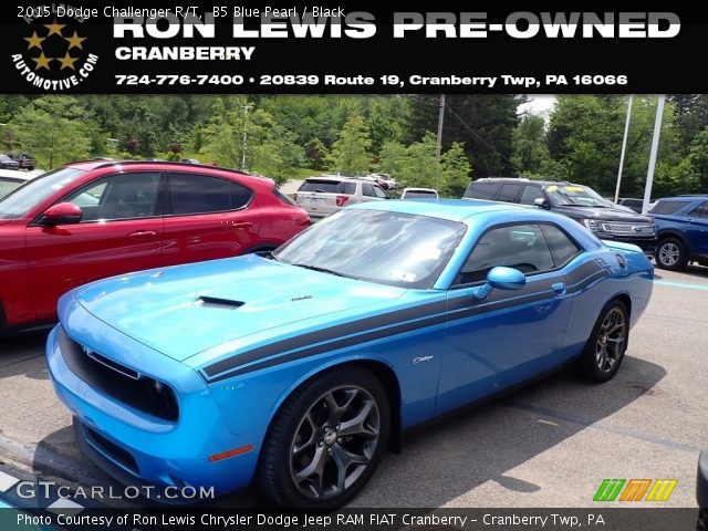 2015 Dodge Challenger R/T in B5 Blue Pearl