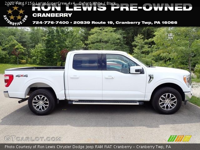 2022 Ford F150 Lariat SuperCrew 4x4 in Oxford White