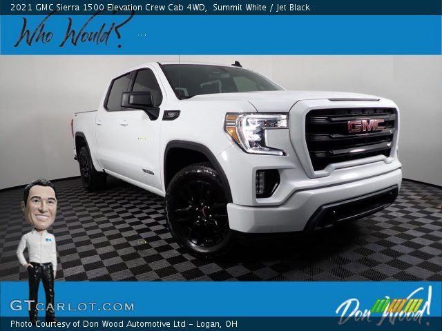2021 GMC Sierra 1500 Elevation Crew Cab 4WD in Summit White