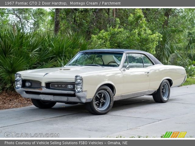 1967 Pontiac GTO 2 Door Hardtop in Montego Cream