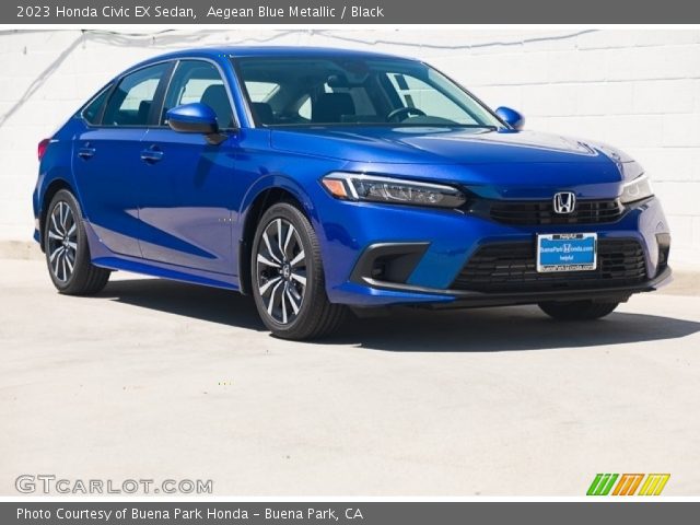 2023 Honda Civic EX Sedan in Aegean Blue Metallic