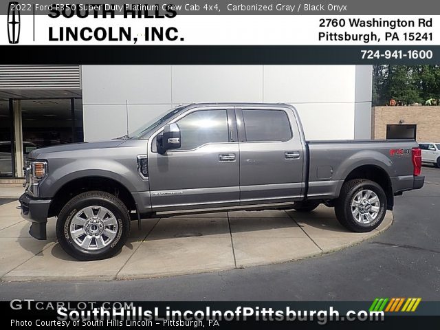 2022 Ford F350 Super Duty Platinum Crew Cab 4x4 in Carbonized Gray