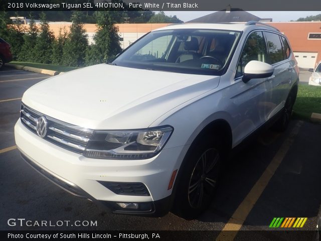 2018 Volkswagen Tiguan SEL 4MOTION in Pure White