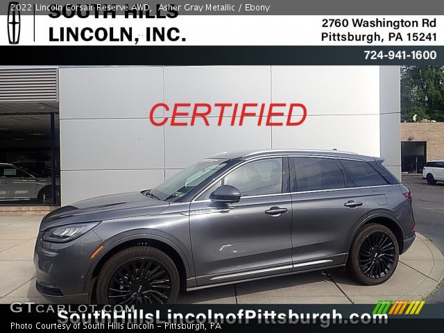 2022 Lincoln Corsair Reserve AWD in Asher Gray Metallic