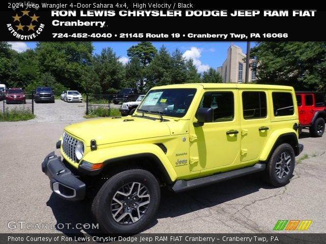 2024 Jeep Wrangler 4-Door Sahara 4x4 in High Velocity