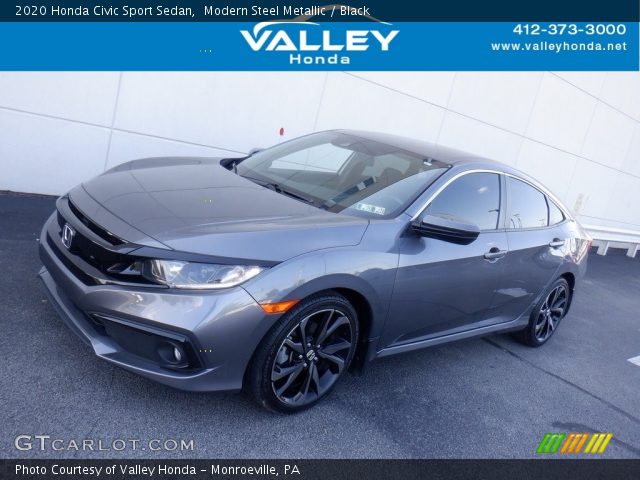 2020 Honda Civic Sport Sedan in Modern Steel Metallic